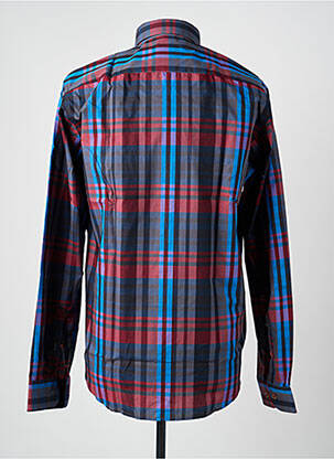 Chemise manches longues coupe droite bleu DARIO BELTRAN homme