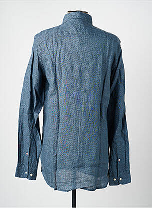 Chemise manches longues coupe droite bleu TOMMY HILFIGER homme