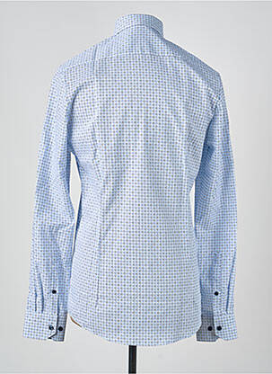 Chemise manches longues imprimé fantaisie bleu MARVELIS homme