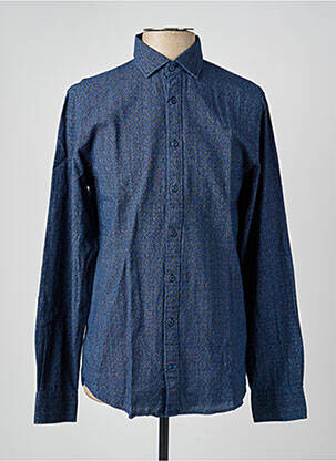 Chemise manches longues imprimé fantaisie bleu TOMMY HILFIGER homme