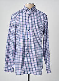 Chemise manches longues coupe droite bleu OLYMP homme