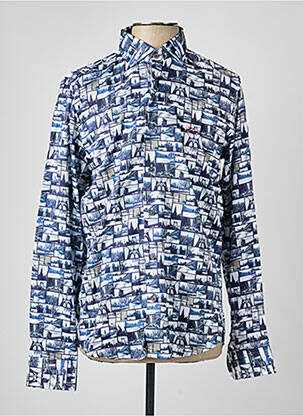 Chemise manches longues imprimé fantaisie bleu THE SURFCAR homme