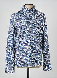 Chemise manches longues imprimé fantaisie bleu THE SURFCAR homme