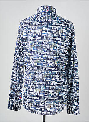 Chemise manches longues imprimé fantaisie bleu THE SURFCAR homme
