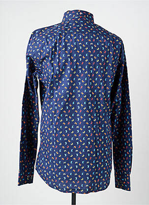 Chemise manches longues imprimé fantaisie bleu THE SURFCAR homme