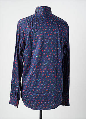 Chemise manches longues imprimé fantaisie bleu DARIO BELTRAN homme