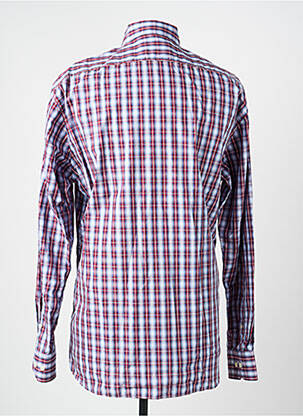 Chemise manches longues coupe droite rouge MARVELIS homme