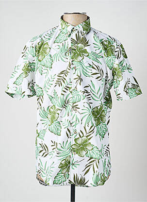 Chemise manches courtes imprimé fantaisie vert DARIO BELTRAN homme