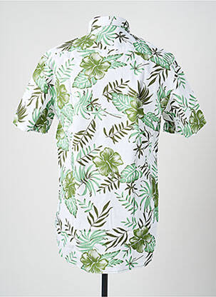 Chemise manches courtes imprimé fantaisie vert DARIO BELTRAN homme