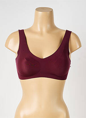 Soutien-gorge sans armature brassieres rouge SLOGGI femme