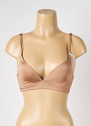 Soutien-gorge effet matière satinée haut soutien-gorge moulé chair ESPRIT femme