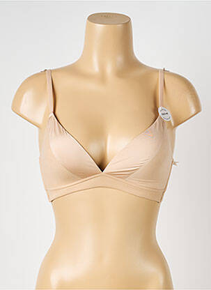 Soutien-gorge effet matière satinée haut soutien-gorge moulé chair ESPRIT femme