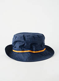 Chapeau imprimé rayures bleu KWAY homme