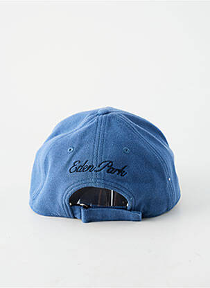 Casquette fermeture scratch bleu EDEN PARK homme