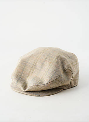 Chapeau tissage peau de pêche beige PL homme