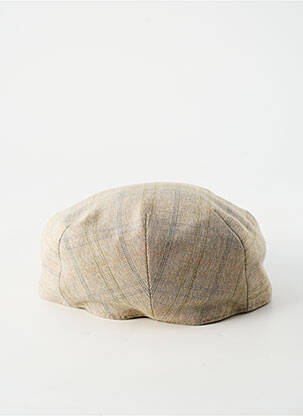 Chapeau tissage peau de pêche beige PL homme
