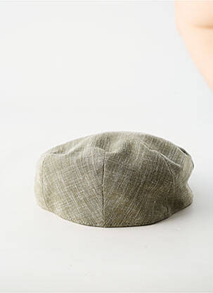 Chapeau forme béret vert PL homme