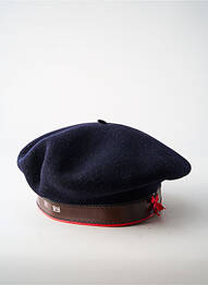 Chapeau forme béret bleu LAULHÈRE femme