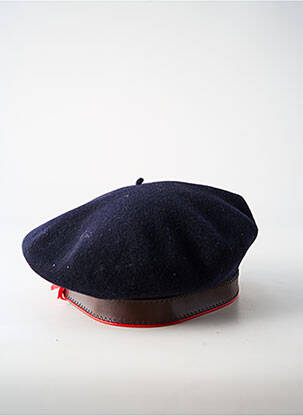 Chapeau forme béret bleu LAULHÈRE femme