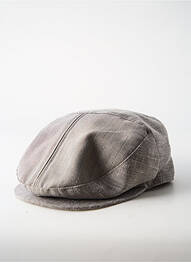 Casquette tissage popeline gris PL homme