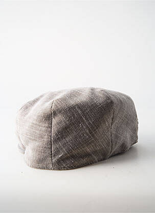 Casquette tissage popeline gris PL homme
