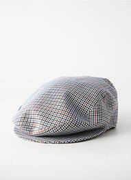 Casquette tissage pied de poule gris TORPEDO homme