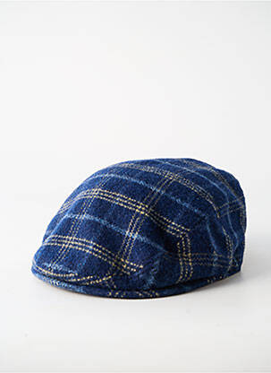 Casquette tissage peau de pêche bleu TORPEDO homme