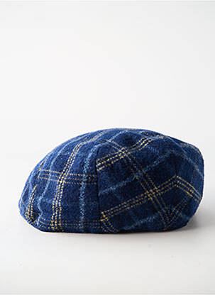 Casquette tissage peau de pêche bleu TORPEDO homme