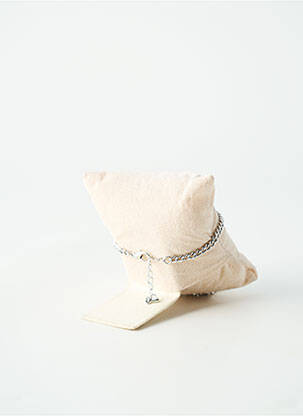 Bracelet fermeture fermoir clips argent TATA GISELE femme