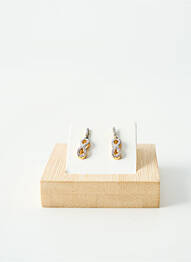 Boucles d’oreilles ornement pierre or TATA GISELE femme