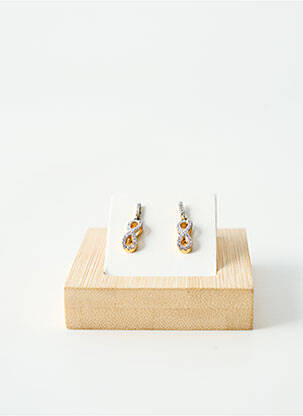 Boucles d’oreilles ornement pierre or TATA GISELE femme