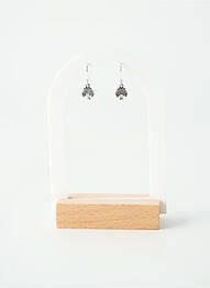 Boucles d’oreilles matériaux argent argent TATA GISELE femme