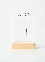 Boucles d’oreilles matériaux argent argent TATA GISELE femme