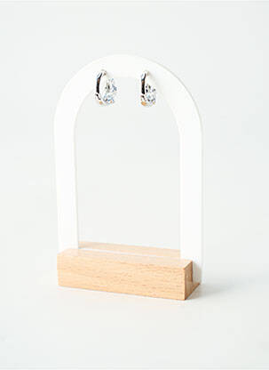 Boucles d’oreilles ornement pierre argent TATA GISELE femme