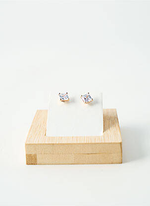 Boucles d’oreilles ornement oxyde de zirconium or TATA GISELE femme