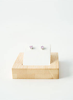Boucles d’oreilles rose TATA GISELE femme