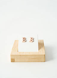 Boucles d’oreilles rose TATA GISELE femme