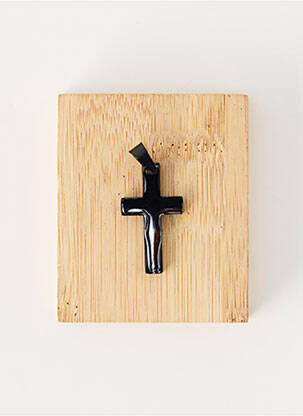 Pendentif noir TATA GISELE homme