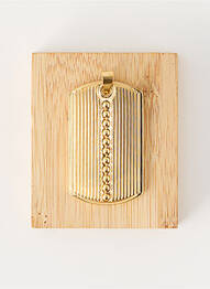 Pendentif or TATA GISELE homme