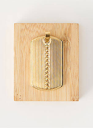 Pendentif or TATA GISELE homme
