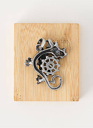 Pendentif matériaux métal argent TATA GISELE homme