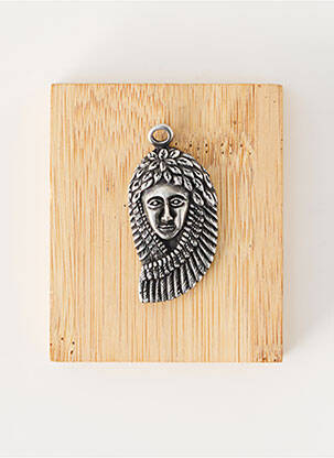Pendentif matériaux métal argent TATA GISELE homme
