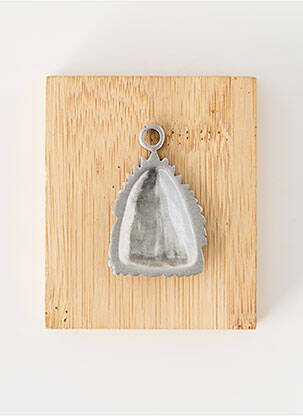 Pendentif matériaux métal argent TATA GISELE homme