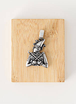 Pendentif matériaux métal argent TATA GISELE homme
