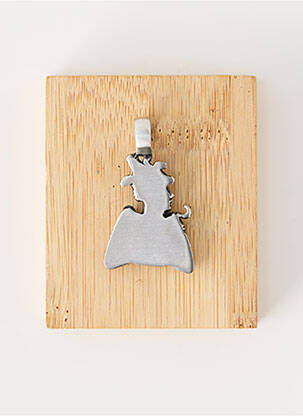 Pendentif matériaux métal argent TATA GISELE homme