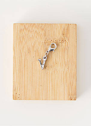 Pendentif fermeture fermoir mousqueton argent TATA GISELE femme