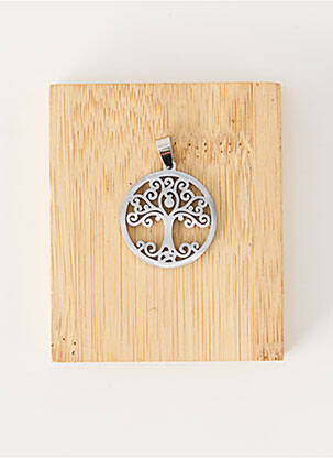 Pendentif matériaux métal argent TATA GISELE femme