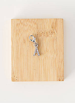 Pendentif fermeture fermoir mousqueton argent TATA GISELE femme