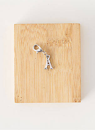 Pendentif fermeture fermoir mousqueton argent TATA GISELE femme