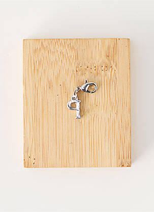 Pendentif fermeture fermoir mousqueton argent TATA GISELE femme